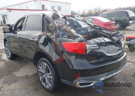 2019 Acura Mdx Tech Pkg from USA, damaged, VIN 5J8YD4H56KL006726